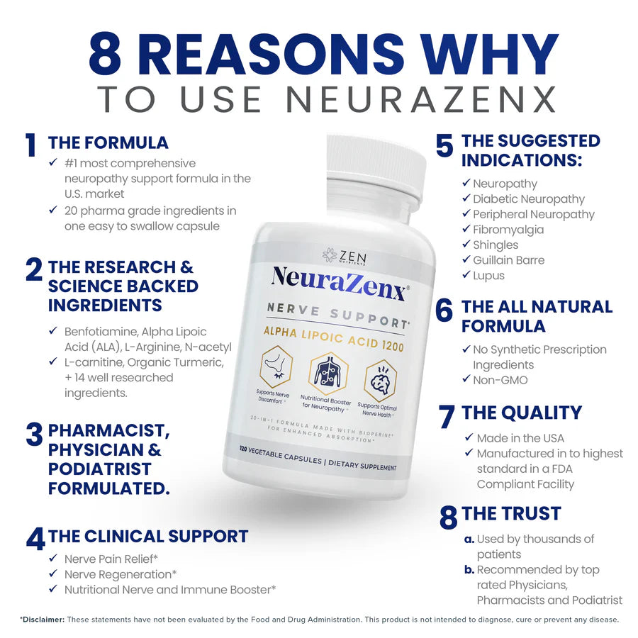 NeuraZenx™ Nerve Support Formula